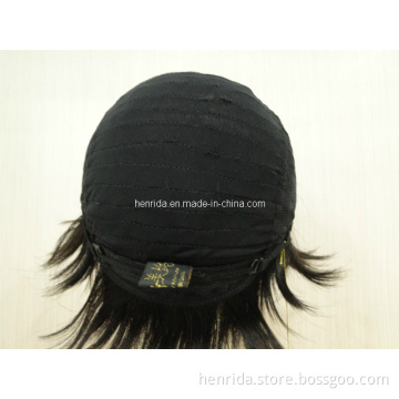 Machine Made Wig with Stretch Net
